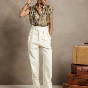 Banana Republic Heritage Explorer Pant 8 Transition Cream #802804